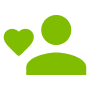 User with Heart Icon